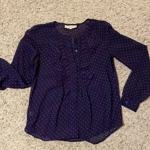 Sheer Purple Blouse